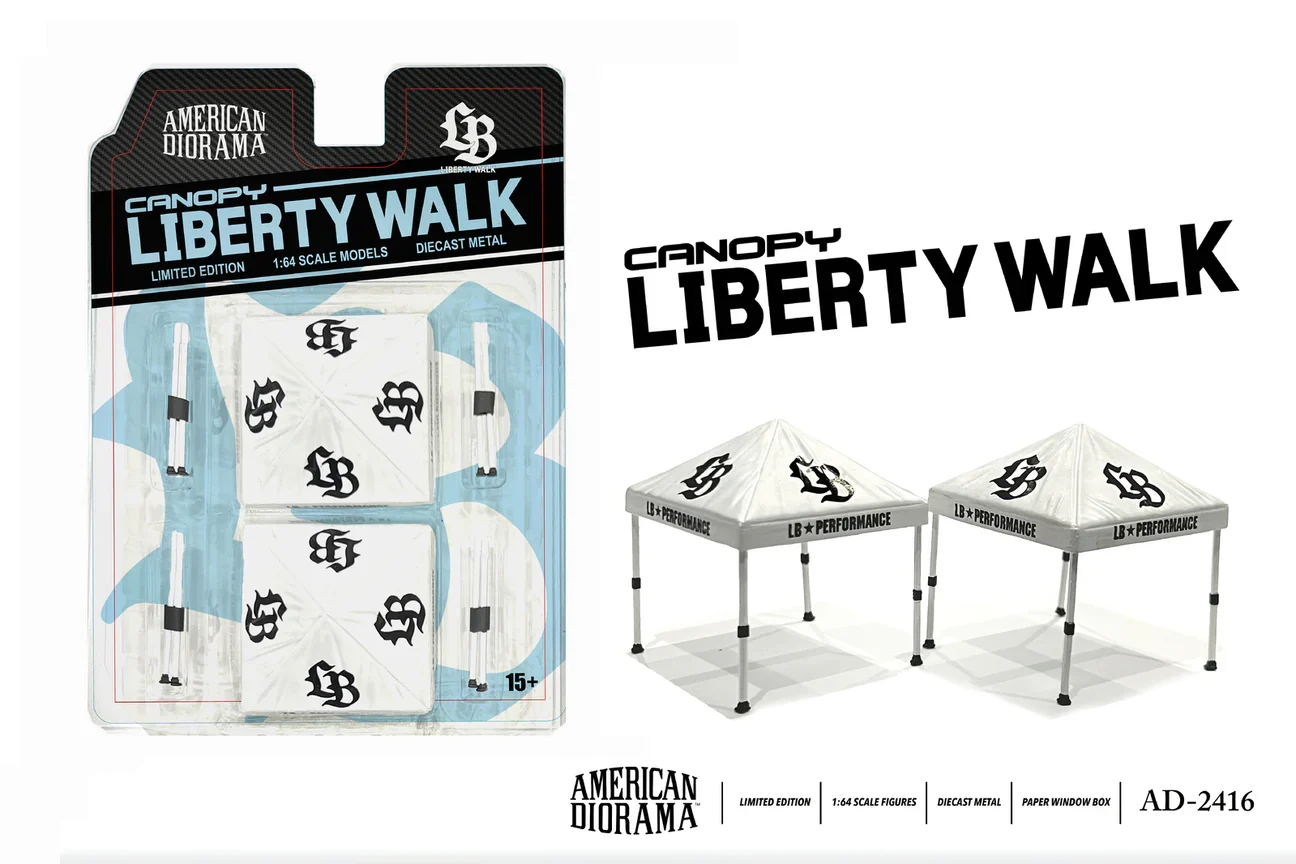 CANOPY SET "LIBERTY WALK" AMERICAN DIORAMA