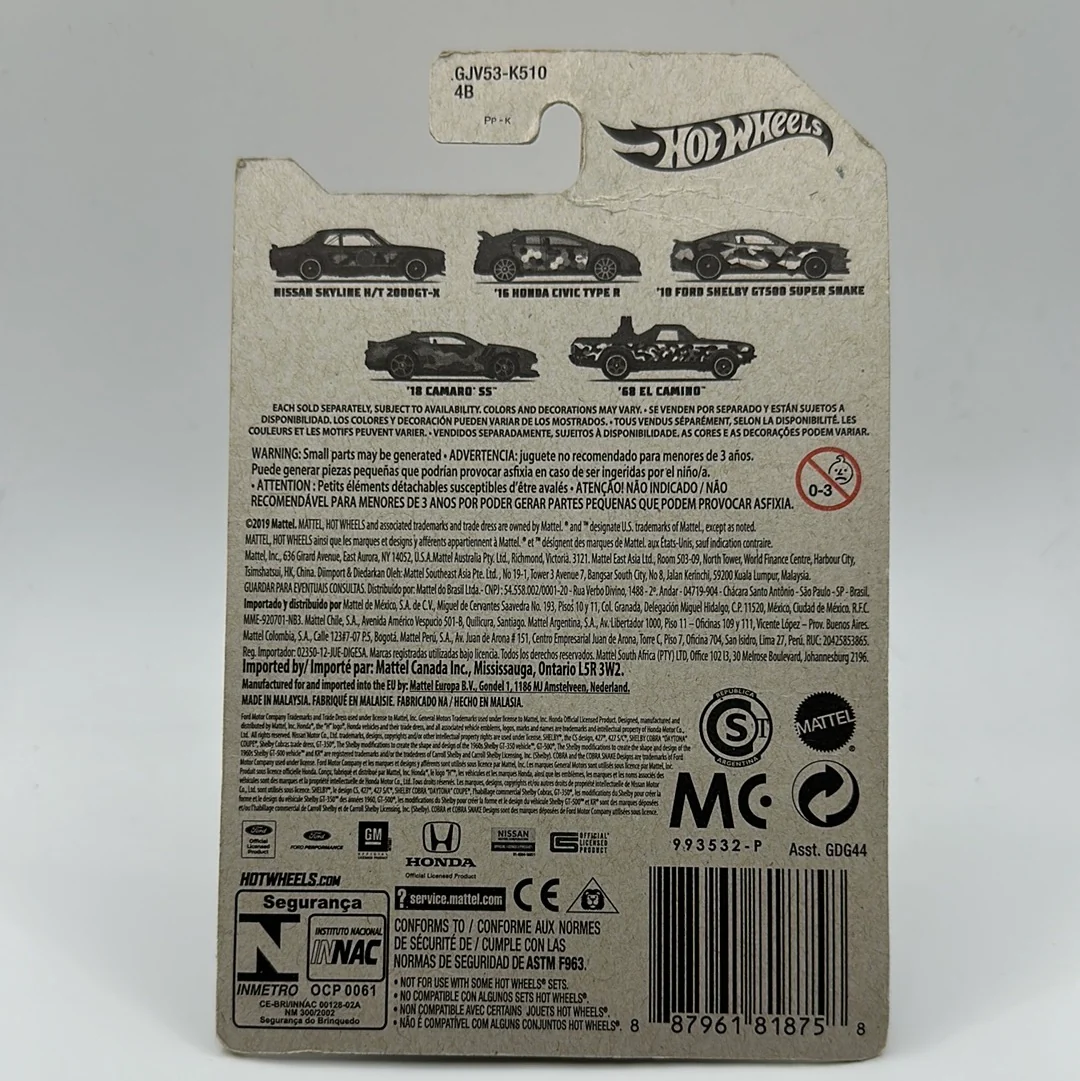 ‘16 Honda Civic Type R Themed Set 2/5 Hotwheels Mainline - Image 2