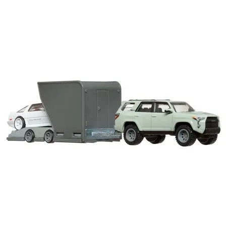 ‘18 Toyota 4Runner / ‘89 Toyota Supra Hotwheels Team Transport #72 *Includes Protector Case* - Image 2