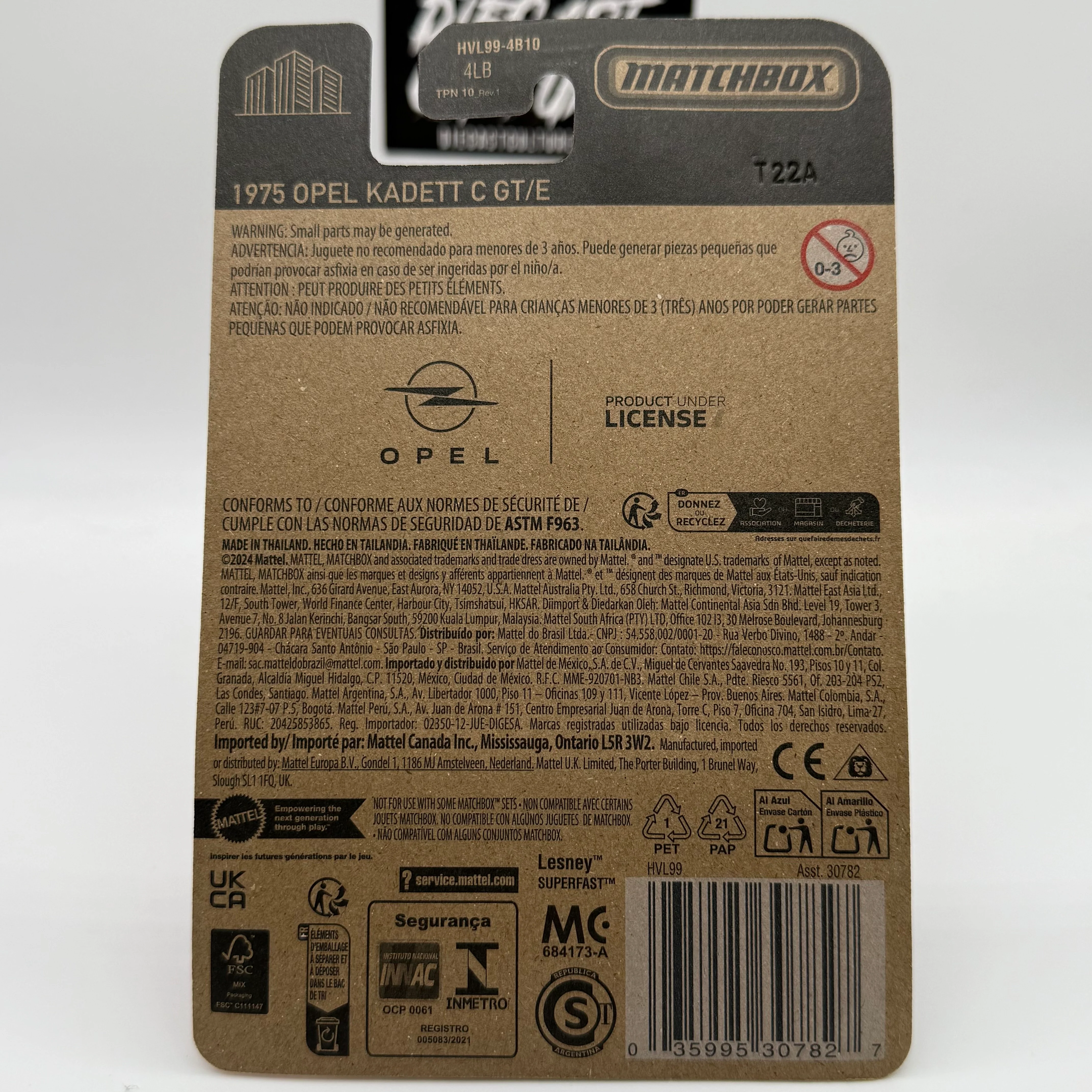 1975 Opel Kadett C GT/E - Matchbox *SUPER CHASE* - Image 2