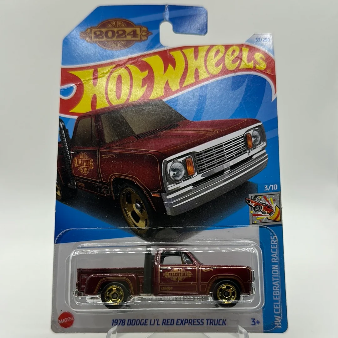 1978 Dodge Li’l Red Express Truck 2024 - HW Celebrations Racers 3/10 Hotwheels Mainline
