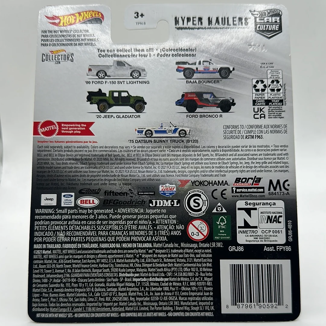 ‘20 Jeep Gladiator Hyper Hauler 3/5 Hotwheels Premium - Image 2