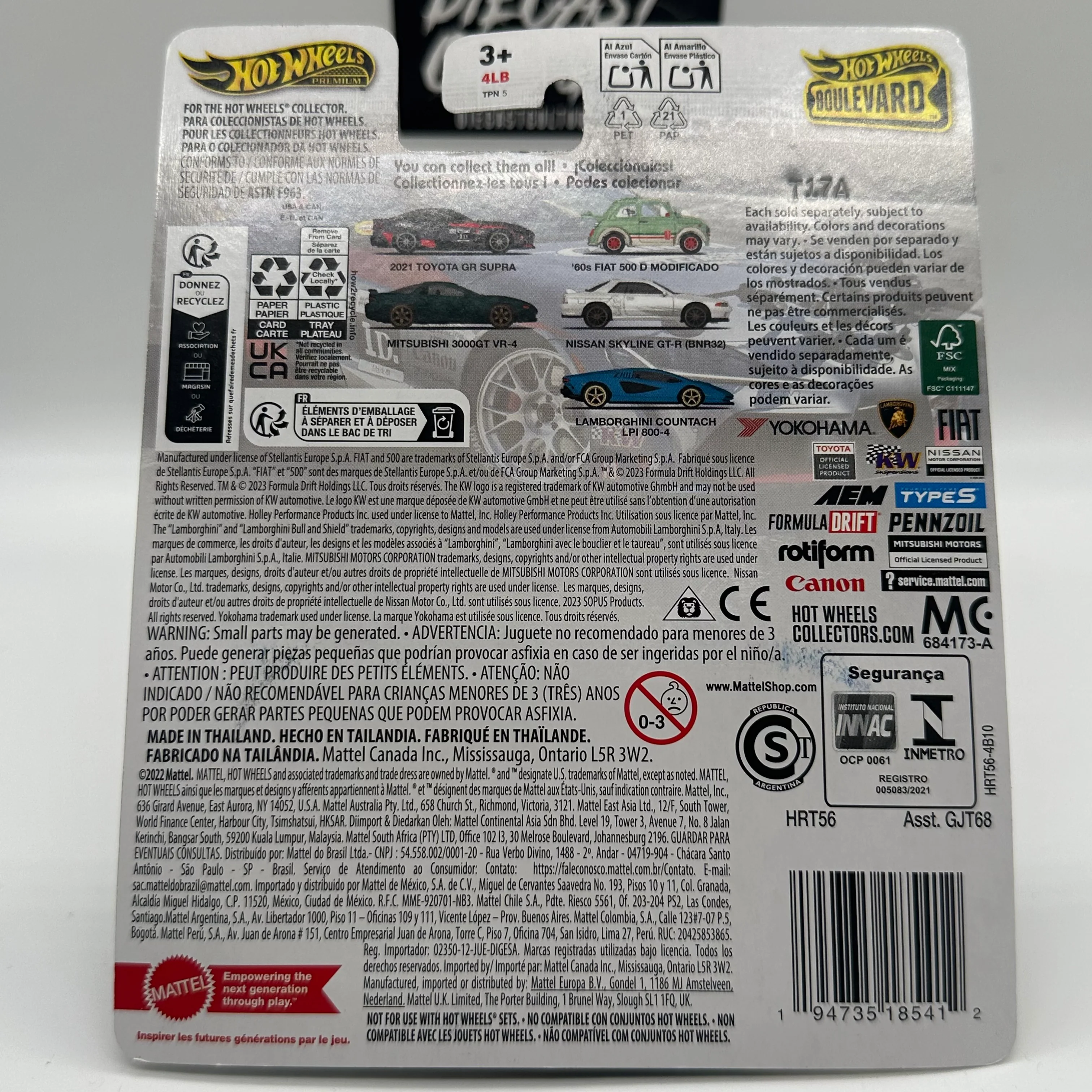 2021 Toyota GR Supra - Boulevard #96 Hotwheels Premium - Image 2