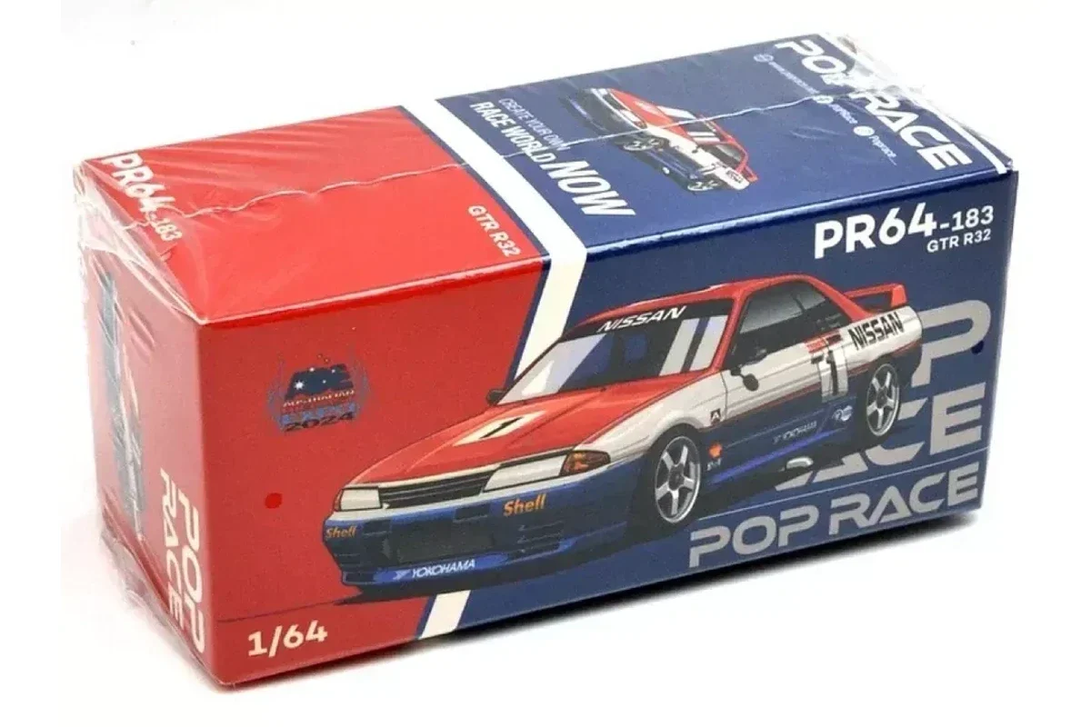 2024 POP RACE AUSTRALIAN DIECAST EXPO (ADE) NISSAN SKYLINE GTR R32 EXCLUSIVE PR64-183