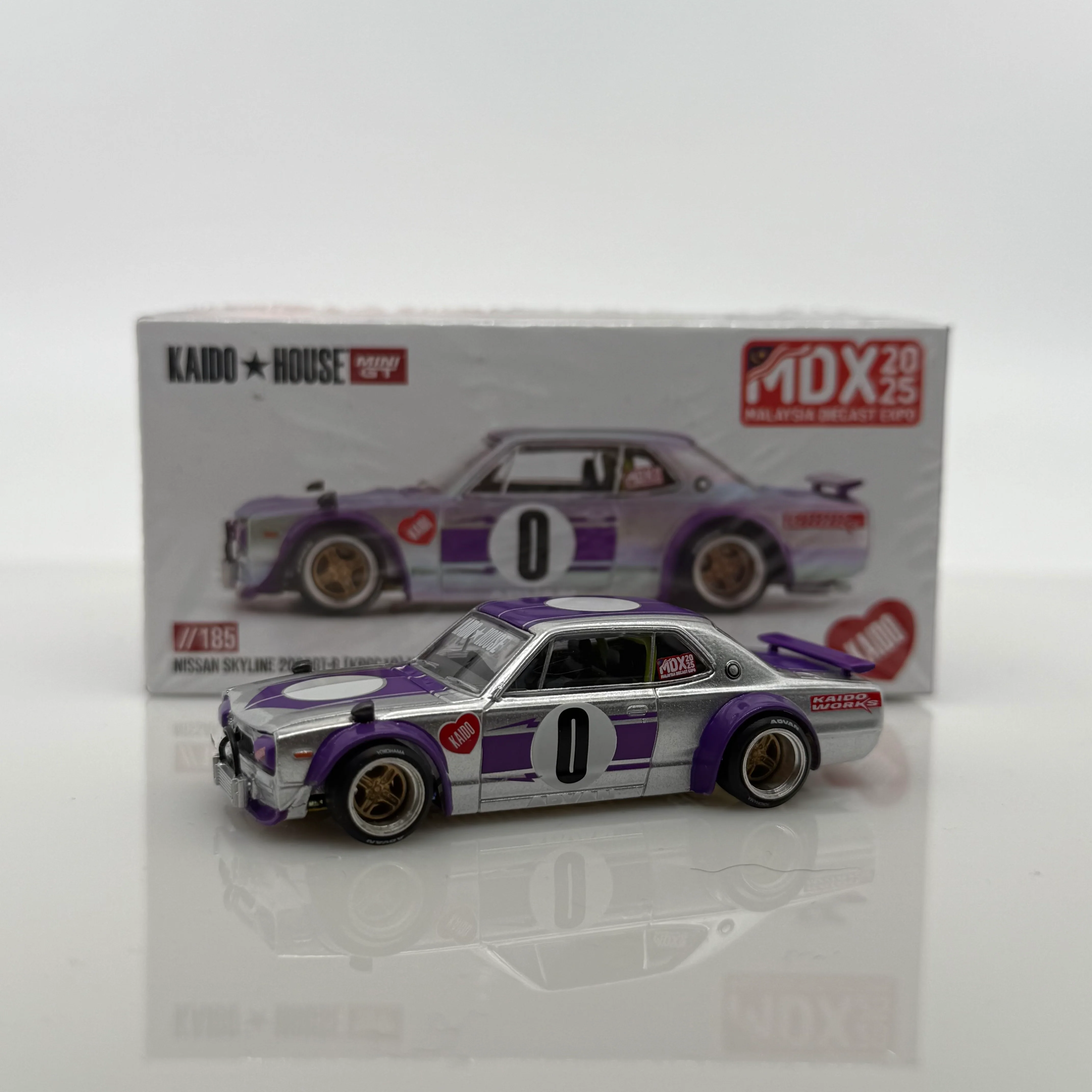 2025 MDX Exclusive Kaido House x Mini GT Nissan Skyline 2000GT-R KGPC10 Kaido Works “Opened”