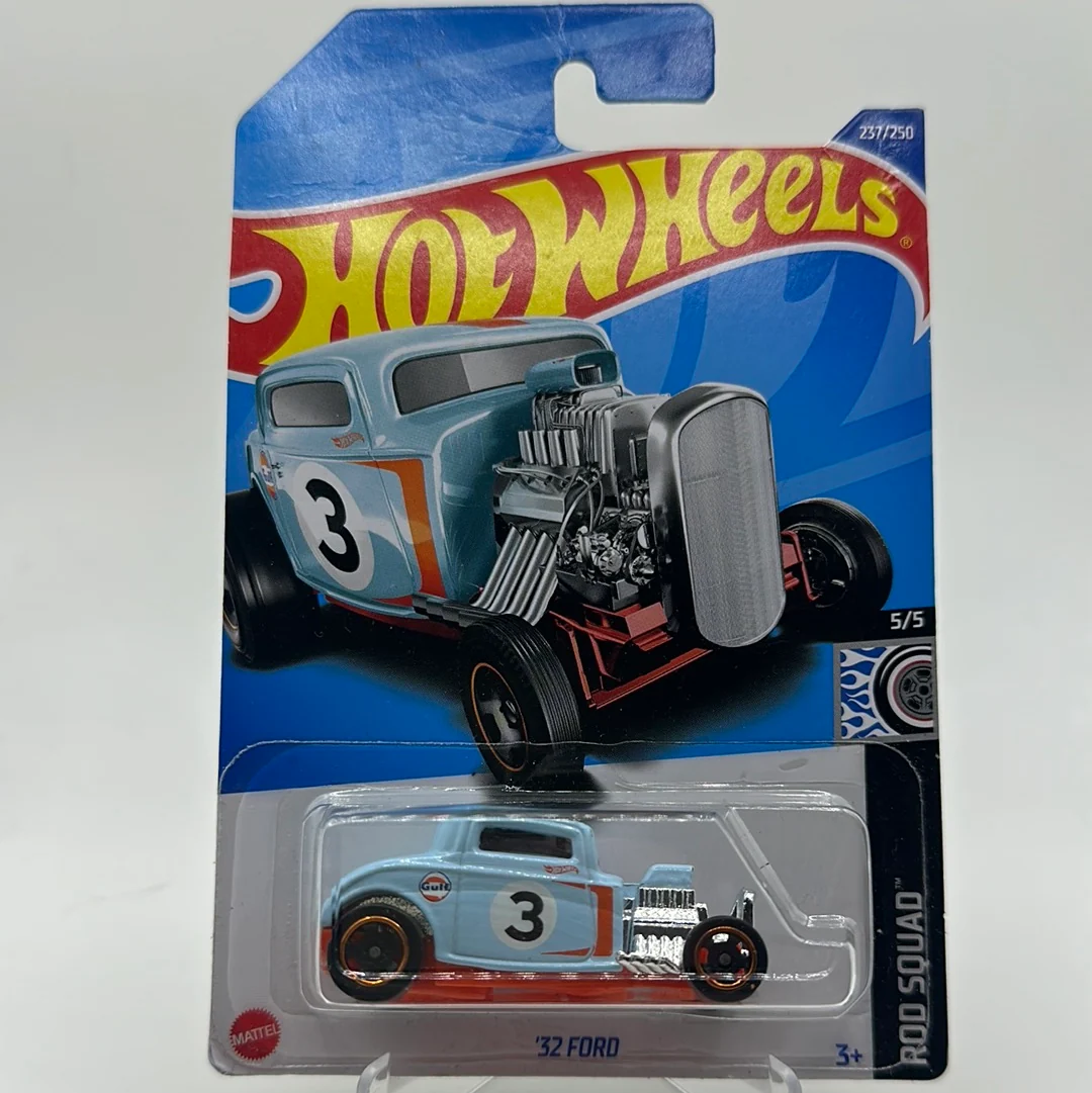 ‘32 Ford - Rod Squad 5/5 Hotwheels Mainline 237/250 *Bad Condition Card*