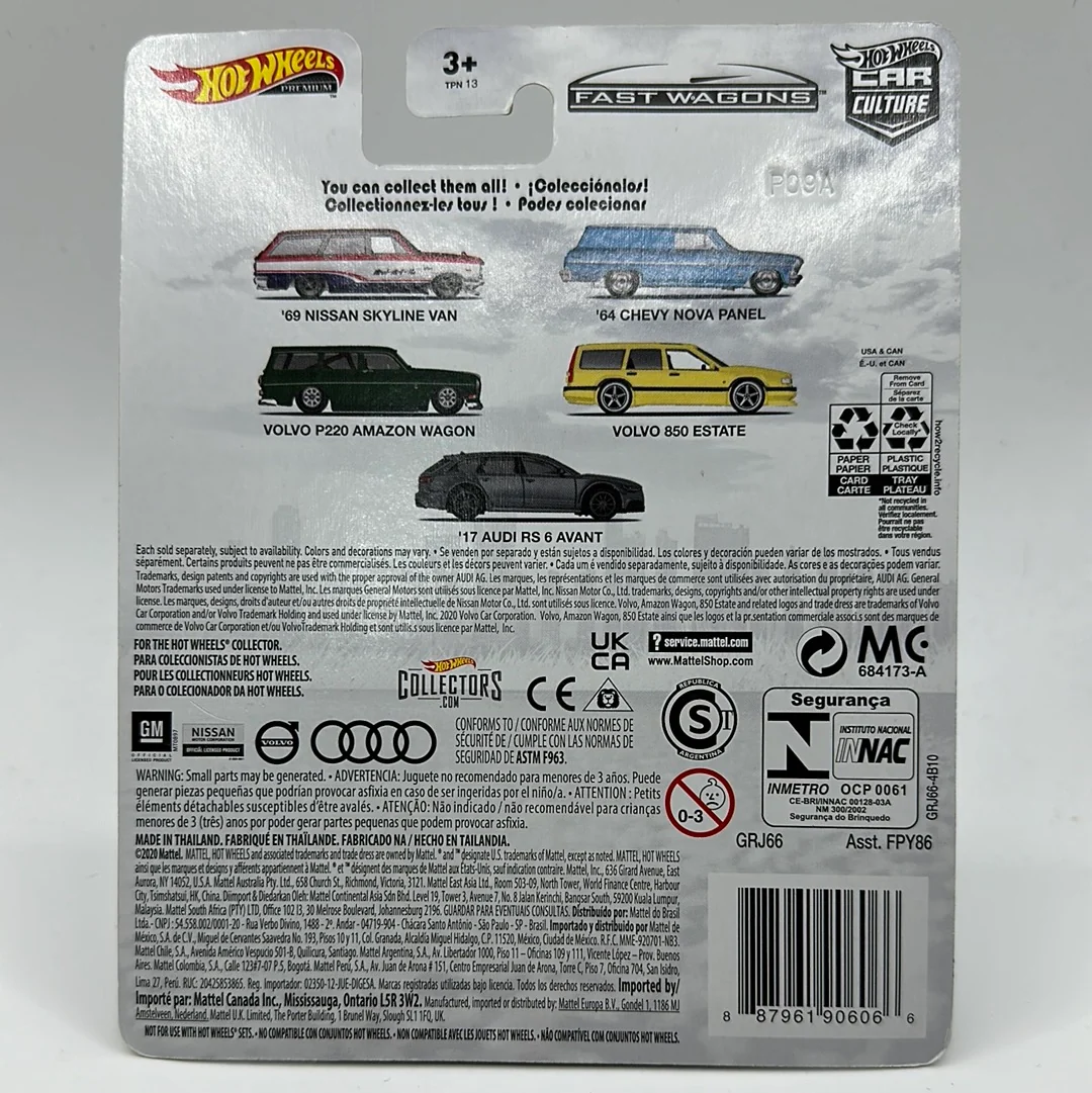 ‘64 Chevy Nova Panel Fast Wagons 2/5 Hotwheels Premium 1:64 - Image 2