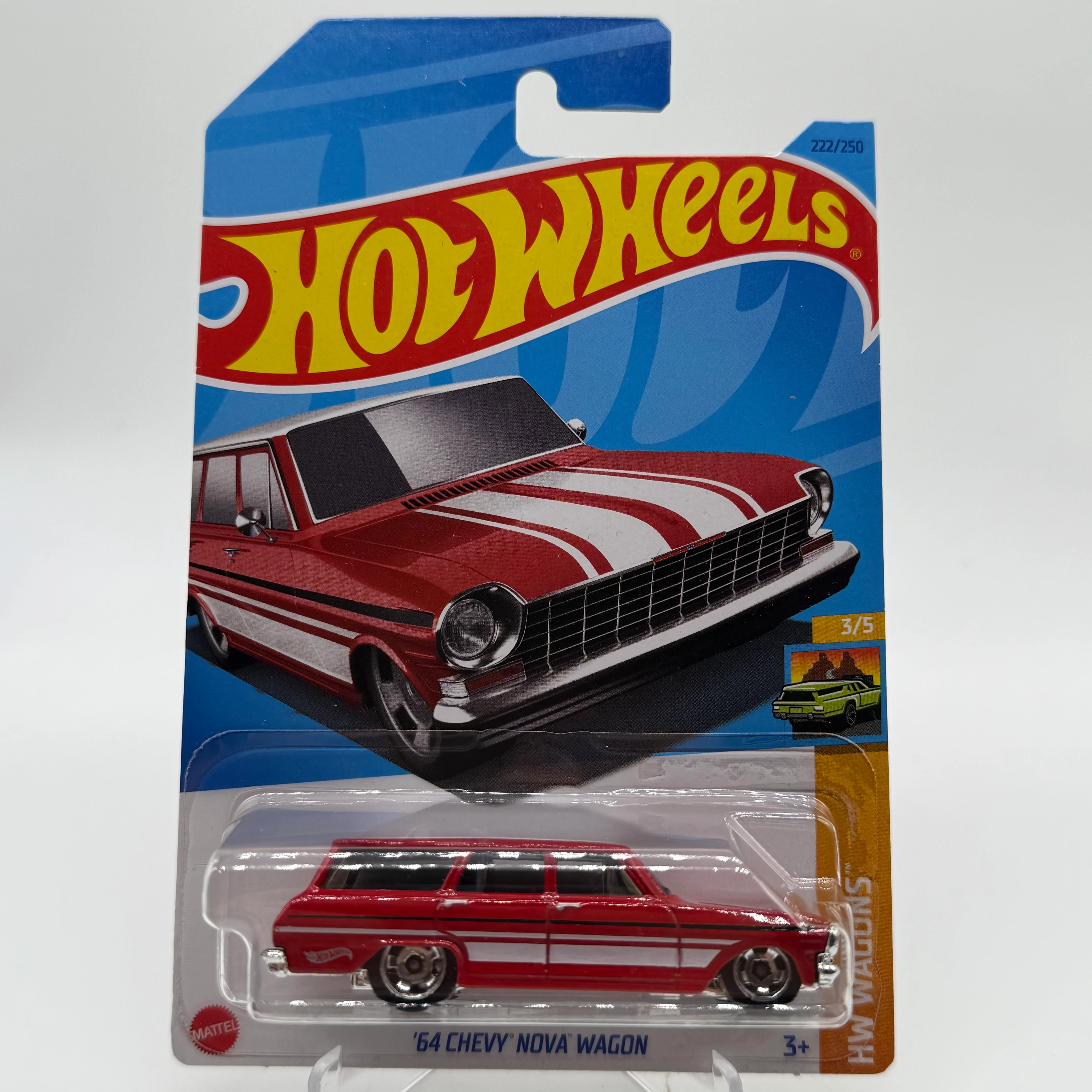 ‘64 Chevy Nova Wagon - HW Wagons 3/5 Hotwheels Mainline 222/250