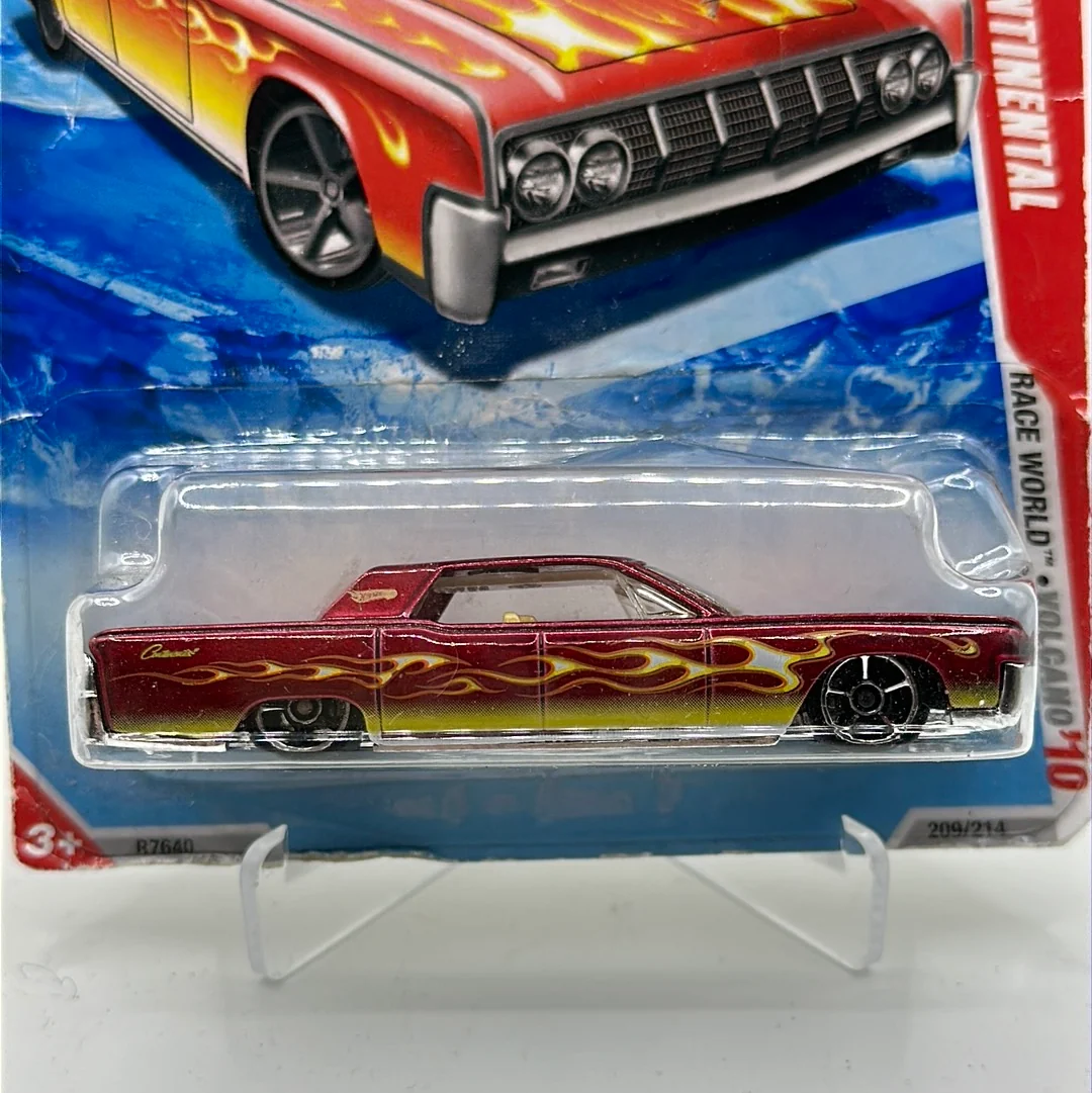‘64 Lincoln Continental 03/04 - Race World Volcano ‘10 Hotwheels Mainline *VERY BAD CARD* - Image 3