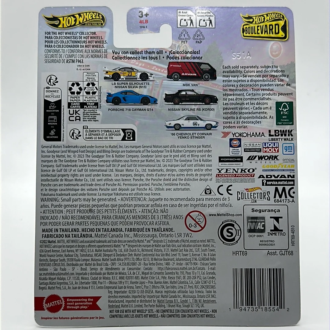 ‘66 Chevrolet Corvair Yenko Stinger Boulevard #95 Hotwheels Premium - Image 2