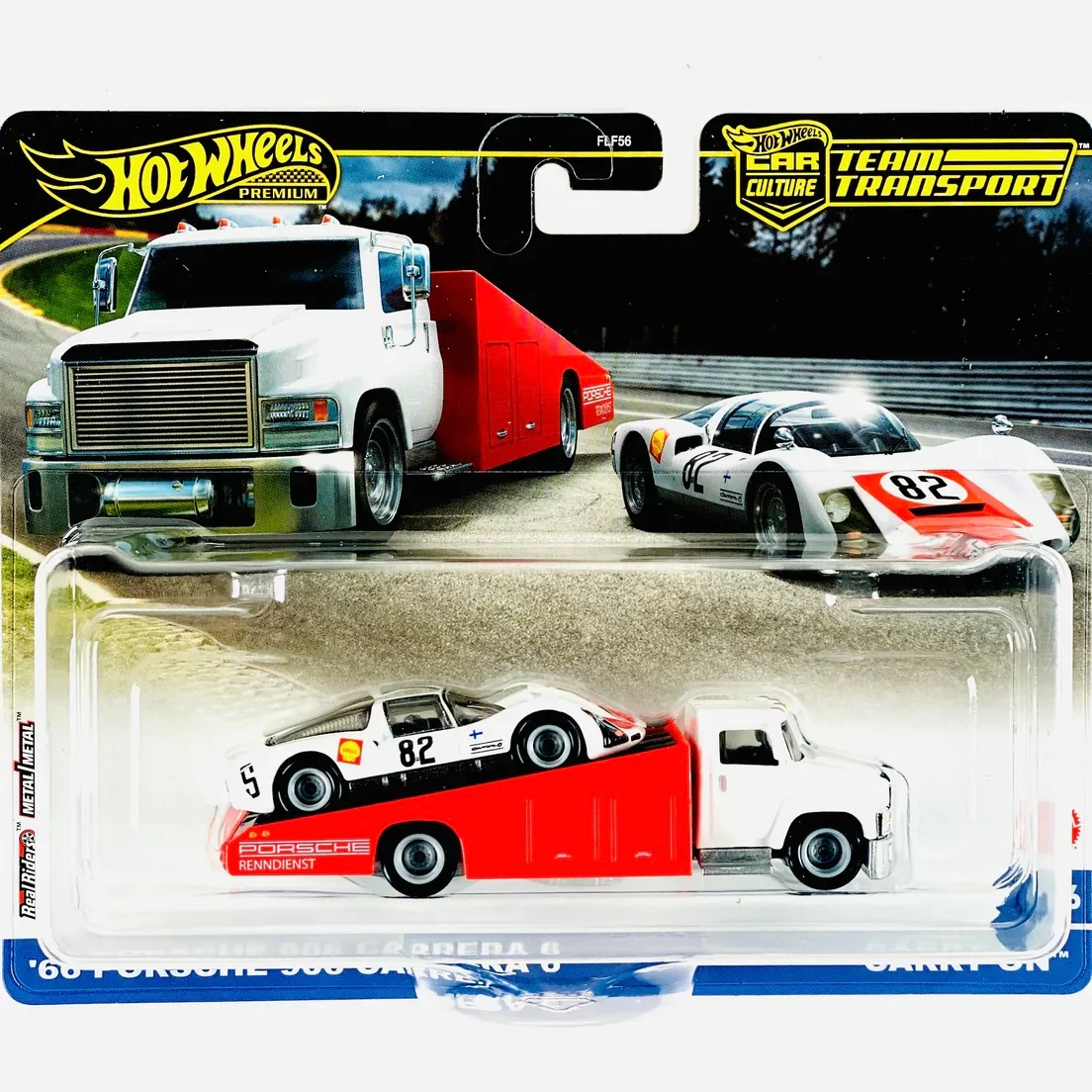 '66 Porsche 906 Carrera 6 Carry On #66 Hot Wheels Team Transport