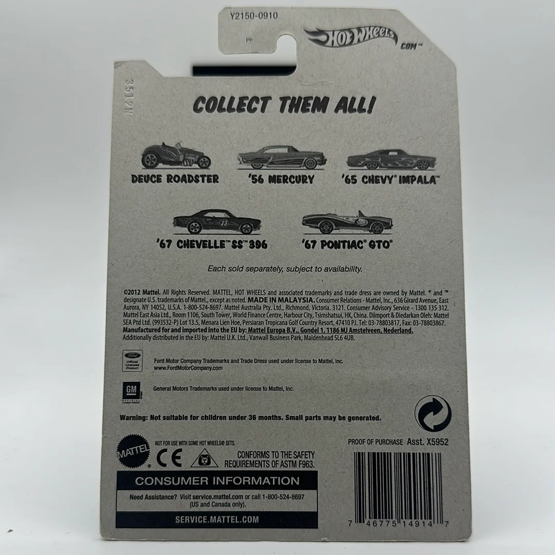 ‘67 Pontiac GTO - Sunburnerz 5/5 Hotwheels Mainline - Image 2