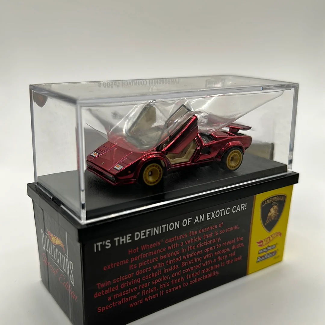 ‘82 Lamborghini Countach LP500 #722/12500 Red Hotwheels Collectors Special Edition - Image 5