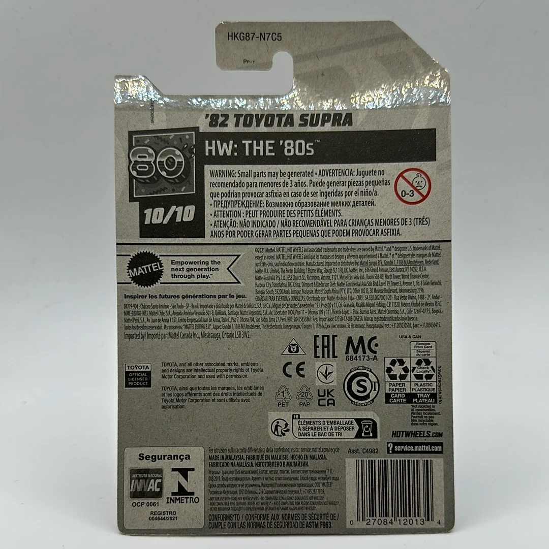 ‘82 Toyota Supra HW: The ‘80s 10/10 Hotwheels 167/250 Mainline 1:64 - Image 2