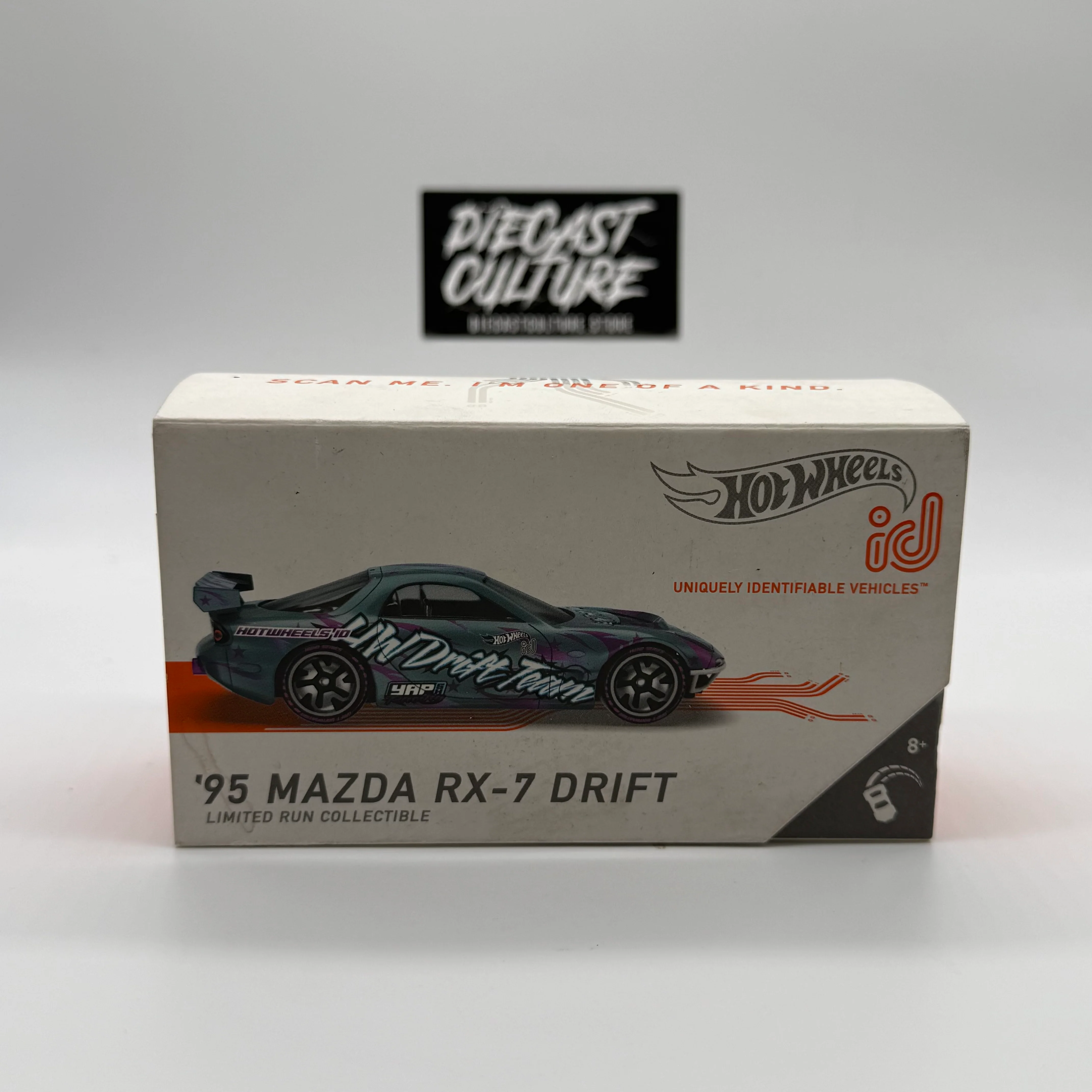 ‘95 Mazda RX7 Drift - Series 2 Hotwheels ID (Uniquely Identifiable Vehicles) *LIMITED RUN*