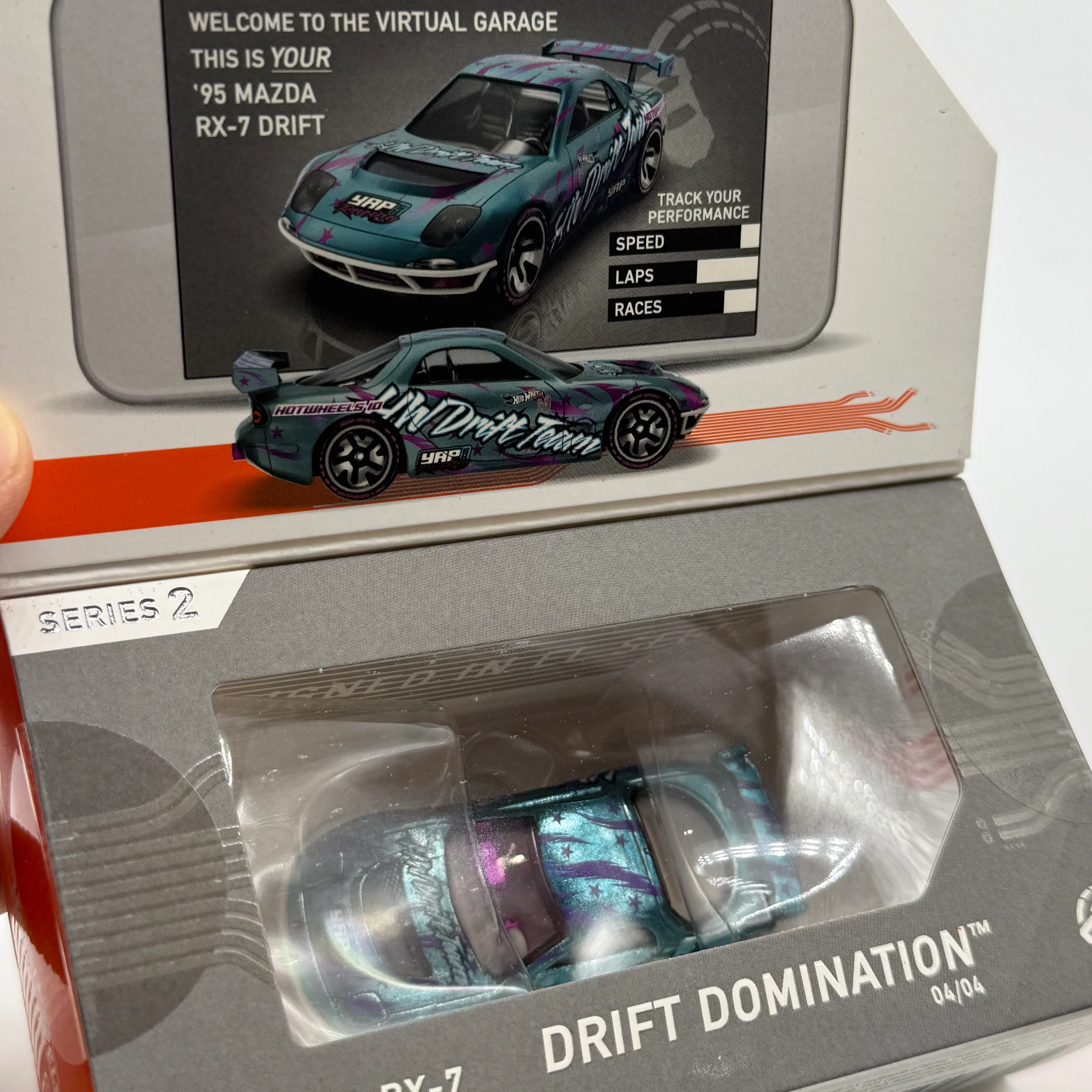 ‘95 Mazda RX7 Drift - Series 2 Hotwheels ID (Uniquely Identifiable Vehicles) *LIMITED RUN* - Image 2