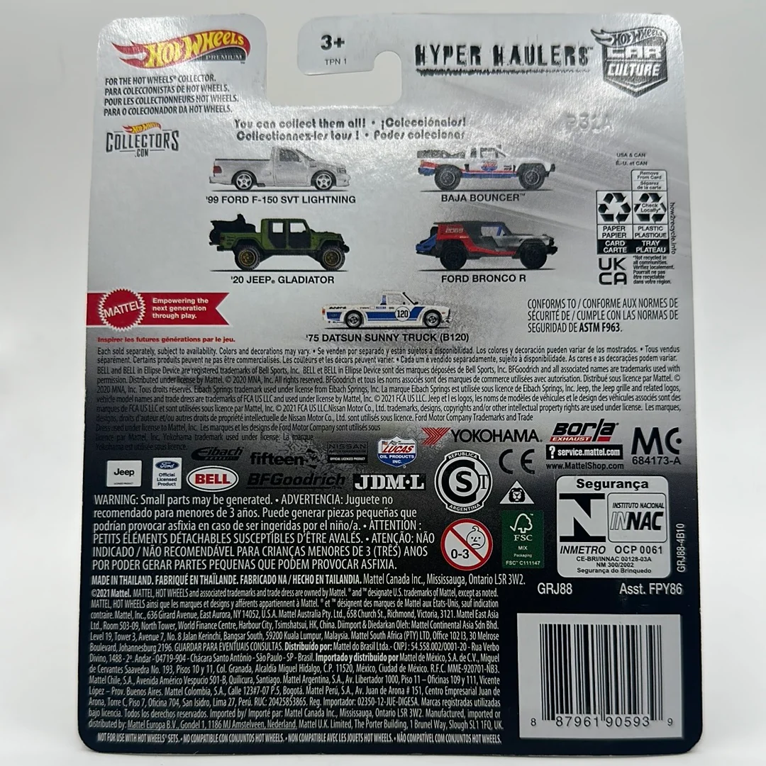 ‘99 Ford F-150 SVT Lighting HYPER HAULER 1/5 Hotwheels Premium - Image 2