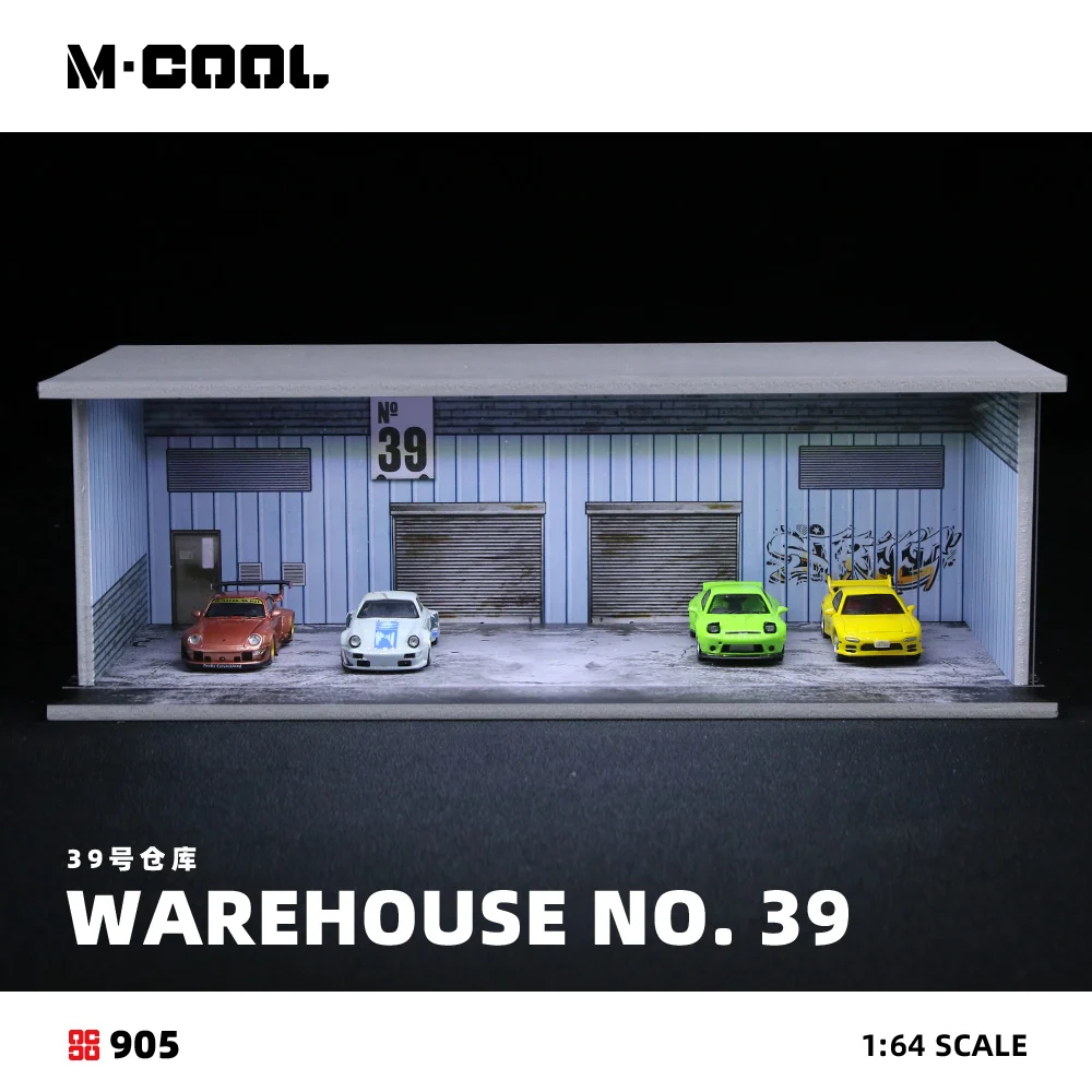A-39 Warehouse Assembly Scene - w/Lights - M·COOL 1:64 - Image 3