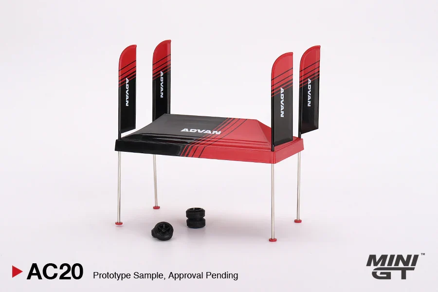 ADVAN PADDOCK SERVICE TENT SET - MINI GT MGTAC20 1:64 Scale - Image 2