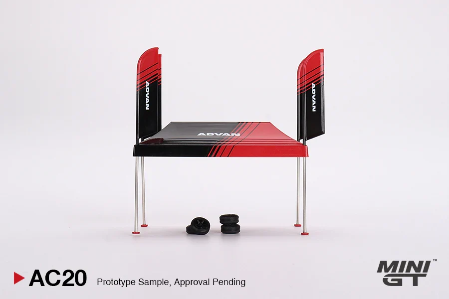 ADVAN PADDOCK SERVICE TENT SET - MINI GT MGTAC20 1:64 Scale - Image 3