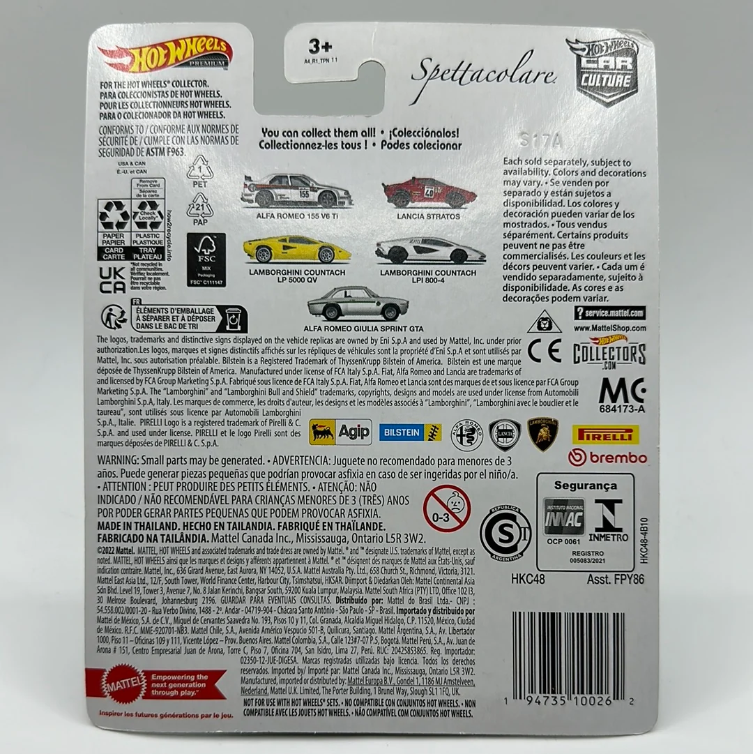 Alfa Romeo 155 V6 Ti Spettacolare 1/5 Hotwheels Premium 1:64 - Image 2