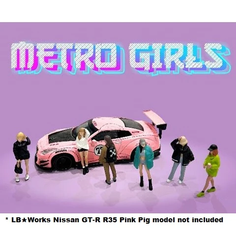 AMERICAN DIORAMA - METRO GIRLS 1:64 FIGURE Set - Image 2
