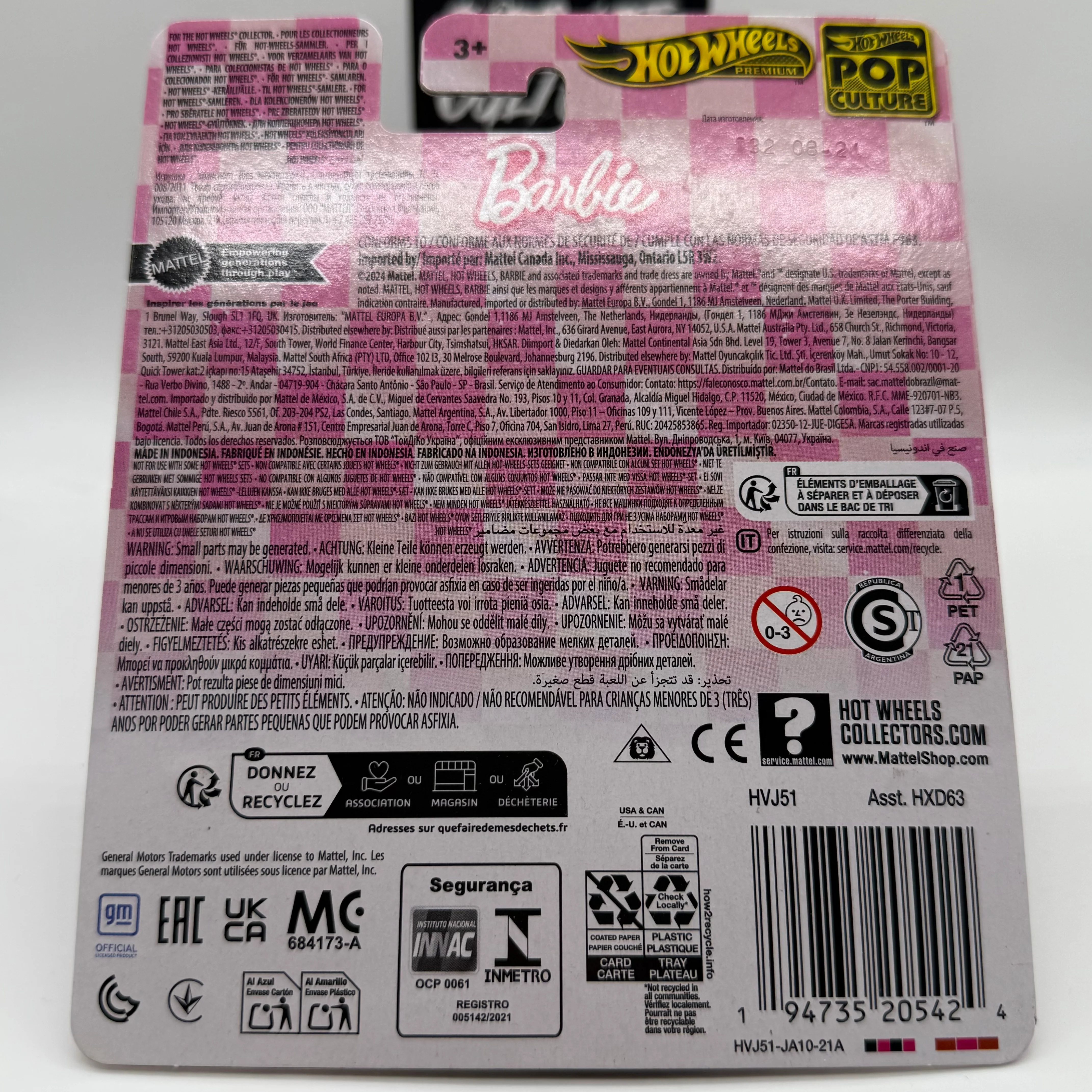 BARBIE 65th - Corvette C8.R Hotwheels Premium Pop Culture - Image 2