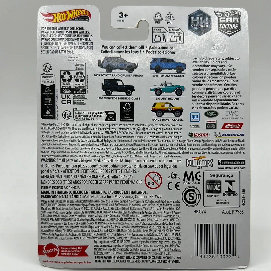 Big-Air Bel-Air HW Off Road 4/5 Hotwheels Premium 1:64 - Image 2