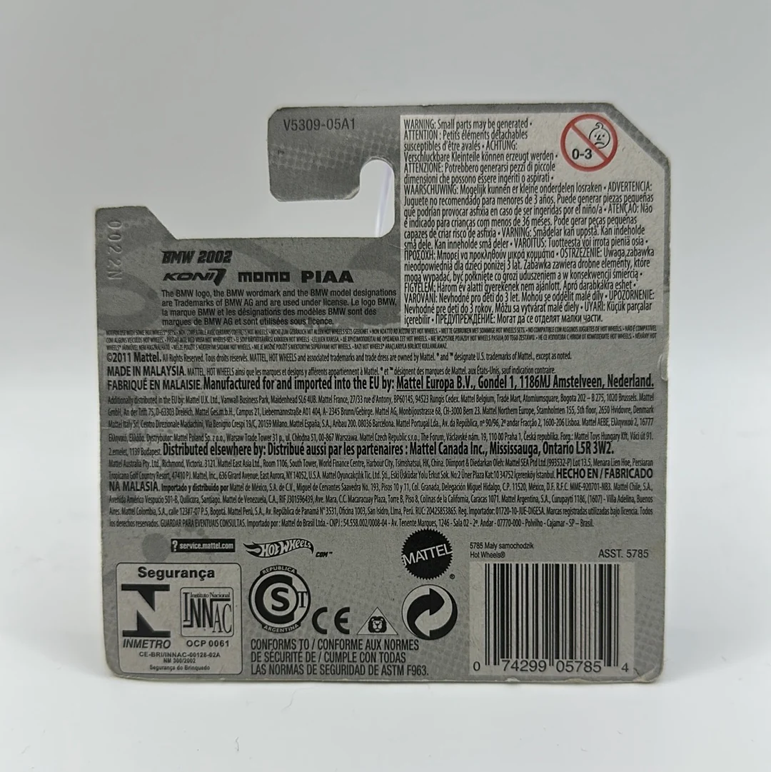 BMW 2002 HW Premiere 2012 21/50 Hotwheels Mainline 21/247 - Image 2