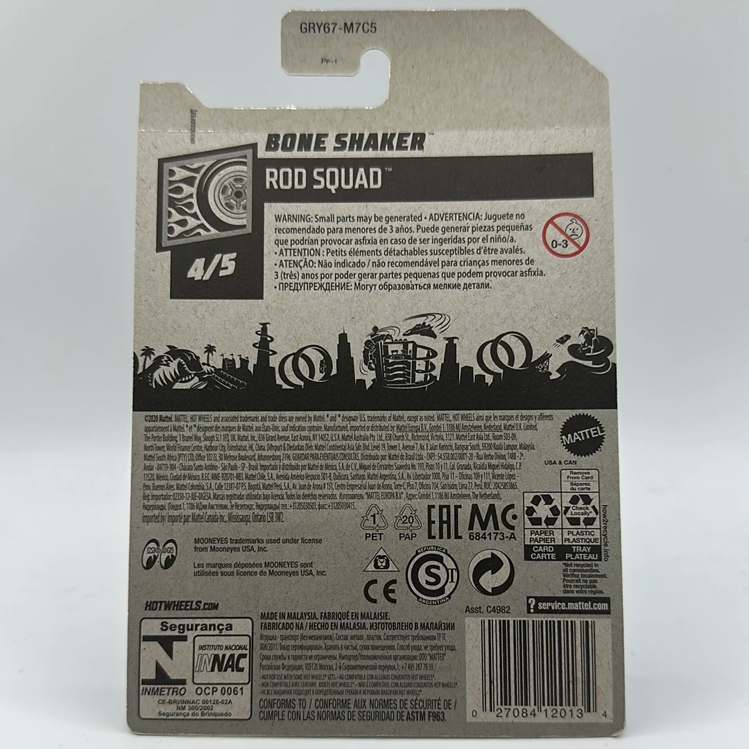 Bone Shaker MOON EYES - Rod Squad 4/5 Hotwheels Mainline 161/250 - Image 2