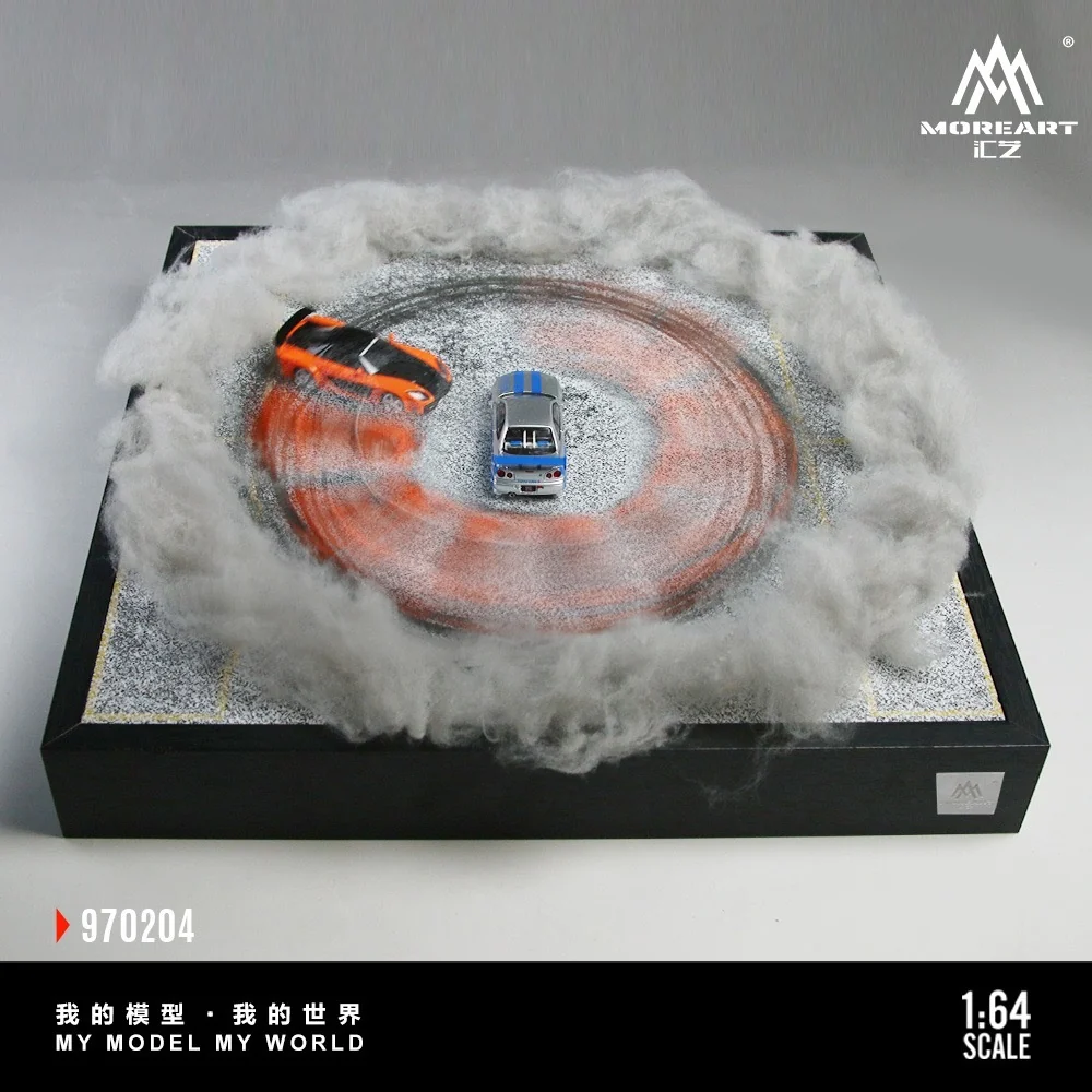(PRE-ORDER) Car Drift Turntable Scene Model 01 - MoreArt1:64 - Image 4