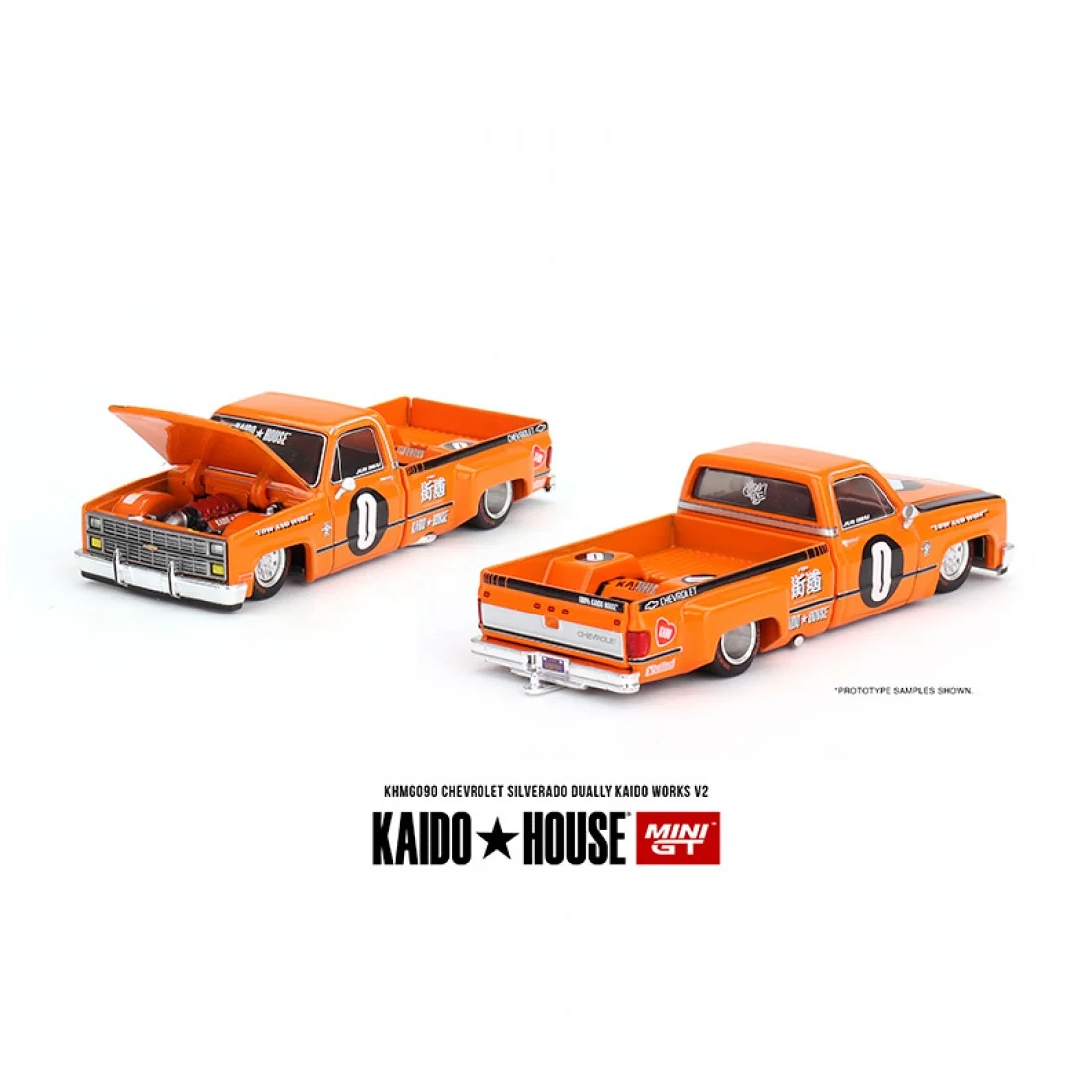 CHEVROLET SILVERADO DUALLY KAIDO WORKS V2 - Kaido house x MiniGT 1:64 (KHMG090) - Image 2