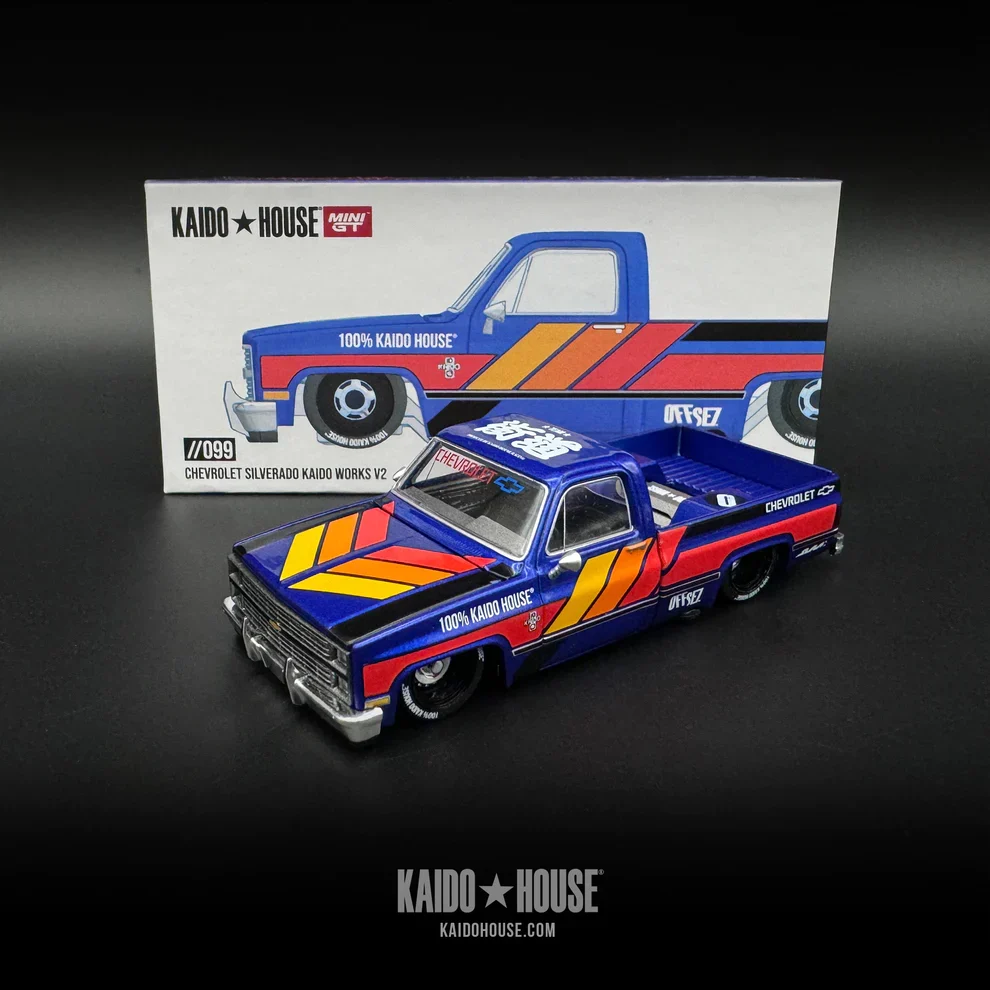 Chevrolet Silverado KAIDO WORKS V2 Kaido House x Mini GT 1:64