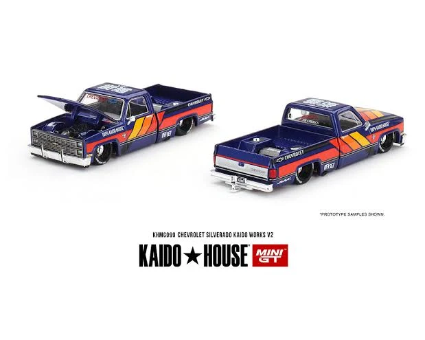 Chevrolet Silverado KAIDO WORKS V2 Kaido House x Mini GT 1:64 - Image 2