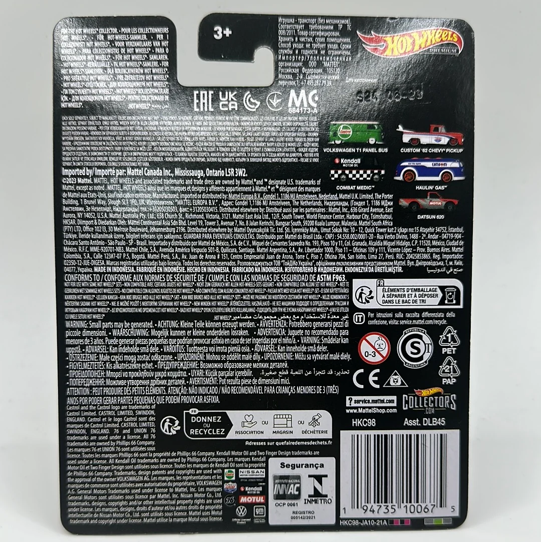 Combat Medic Kendall Motor Oil 3/5 Hotwheels Premium 1:64 - Image 2
