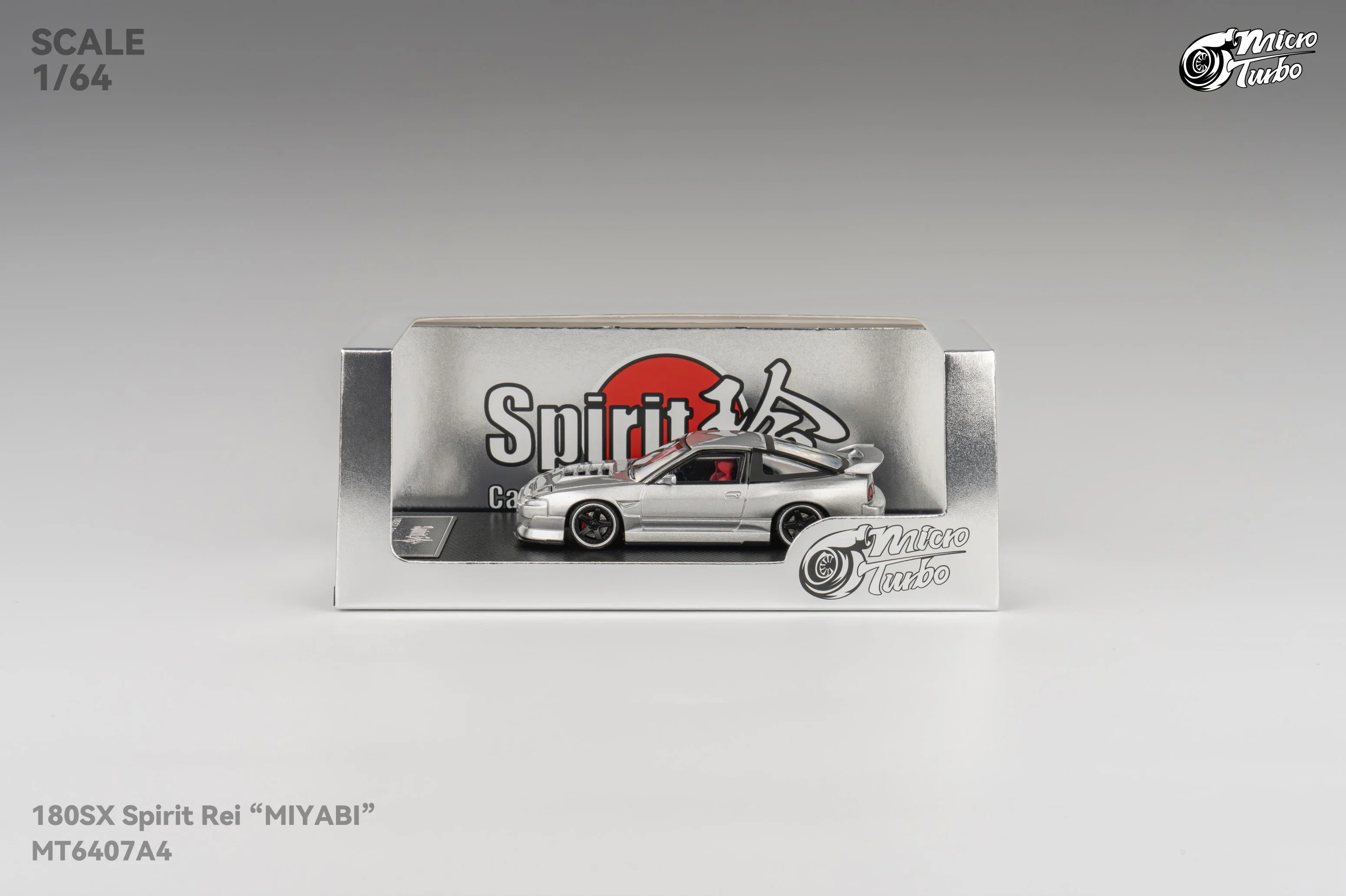 Custom 180SX (Metalic Silver) Microturbo - 1/64 - Image 3