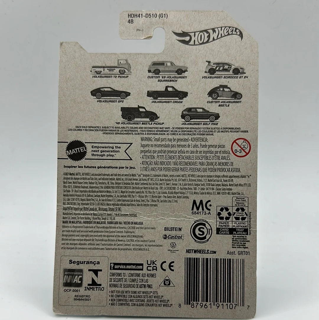 Custom ‘69 Volkswagen Squareback - Volkswagen 2/8 Hotwheels Mainline - Image 2