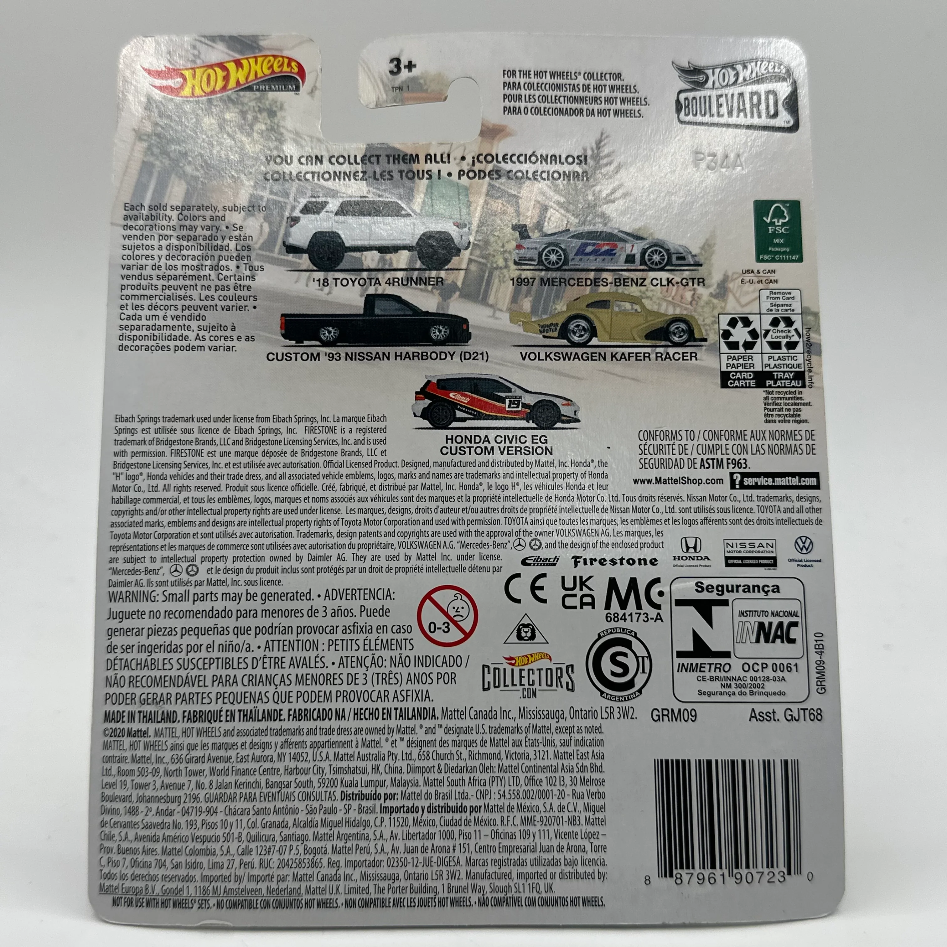 Custom ‘93 Nissan Hardbody (D21) Boulevard #38 Hotwheels Premium - Image 2