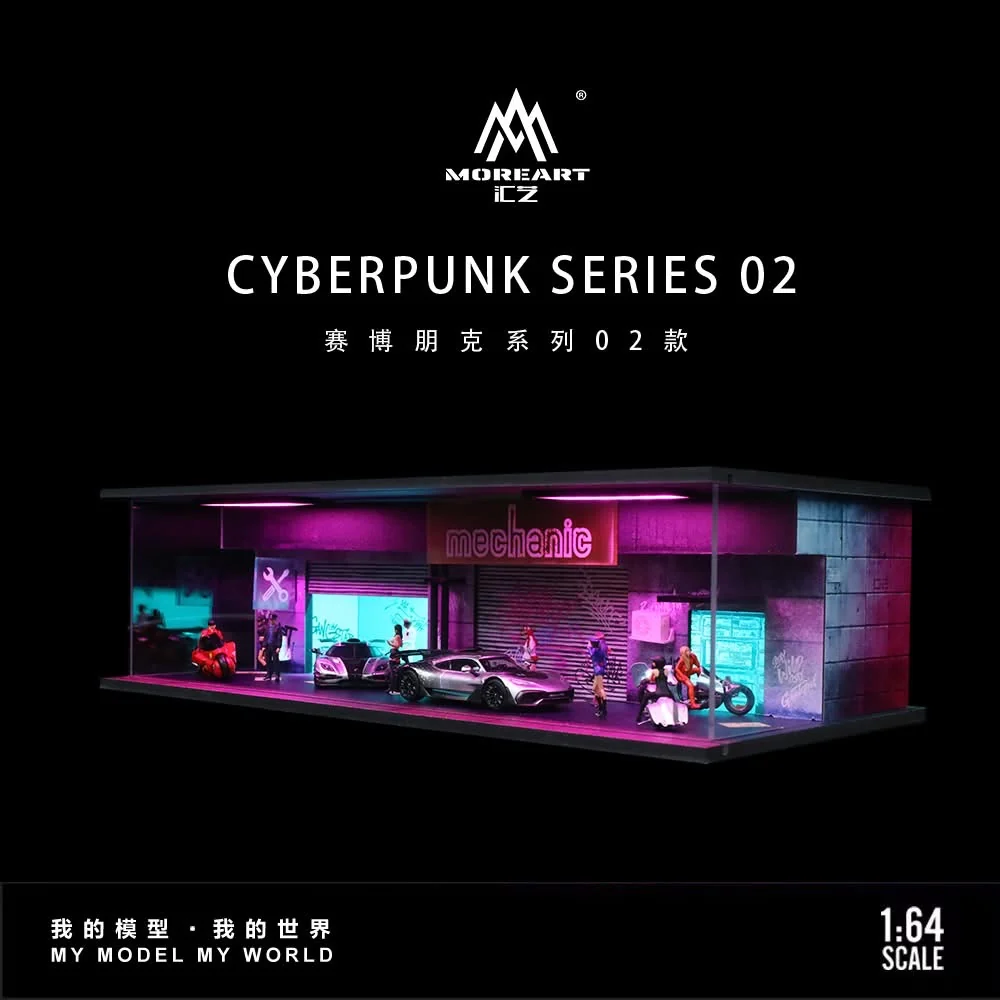 Cyberpunk 02 Light Version Assembly Scene - MoreArt