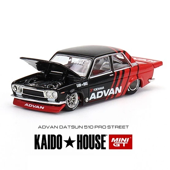 DATSUN 510 PRO STREET ADVAN 
MINI GT KAIDO★HOUSE 1:64