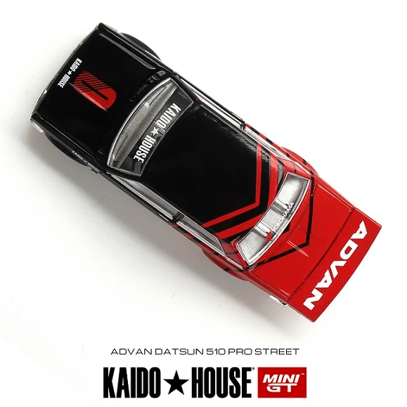 DATSUN 510 PRO STREET ADVAN 
MINI GT KAIDO★HOUSE 1:64 - Image 4