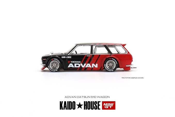Datsun 510 Pro Street Wagon Advan Kaido House x Mini GT Yokohama 1/64 - Image 2