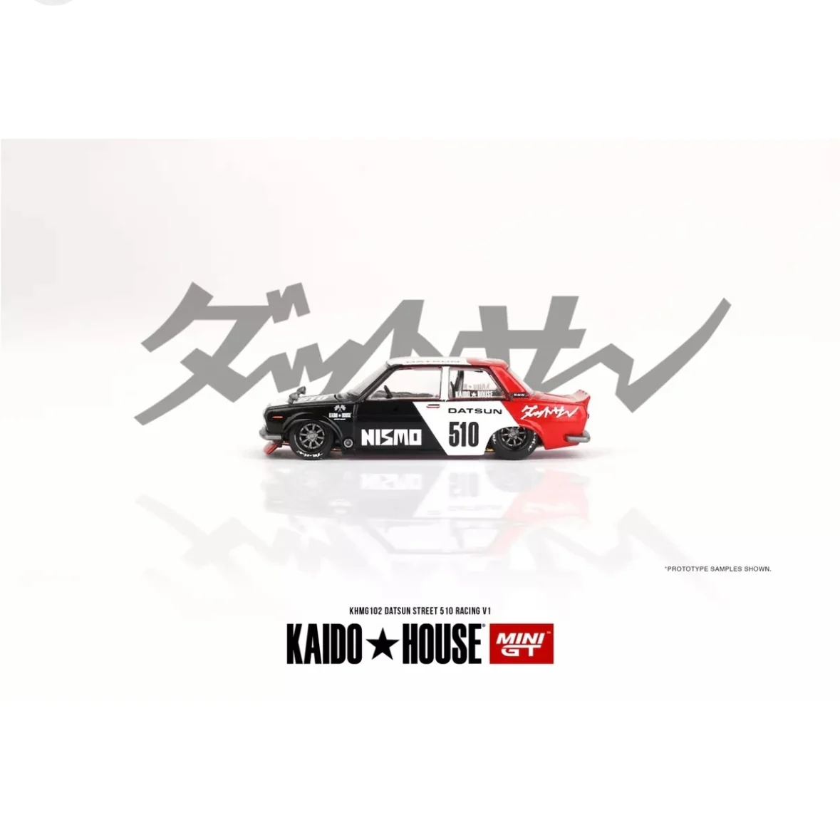 Datsun Street 510 Racing V1 'Nismo' Kaido House x Mini GT 1:64