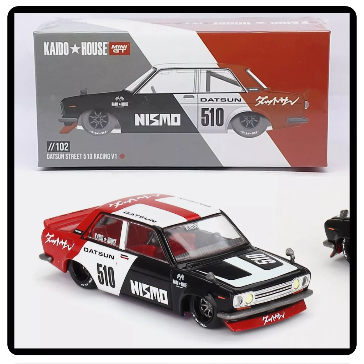Datsun Street 510 Racing V1 'Nismo' Kaido House x Mini GT 1:64 - Image 6