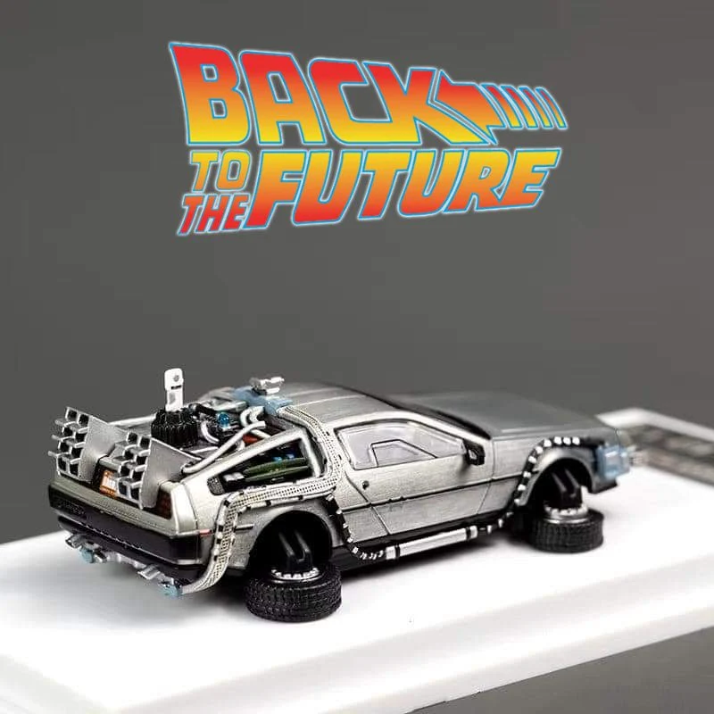 Delorean DMC-12 II Back to The Future *Limited to 999pcs* MJ Model 1:64 - Image 3