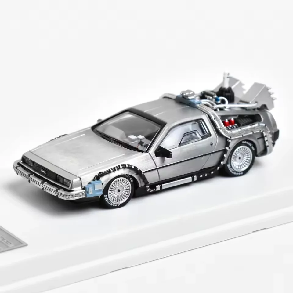 Delorean DMC-12 II Back to The Future *Limited to 999pcs* MJ Model 1:64 - Image 4