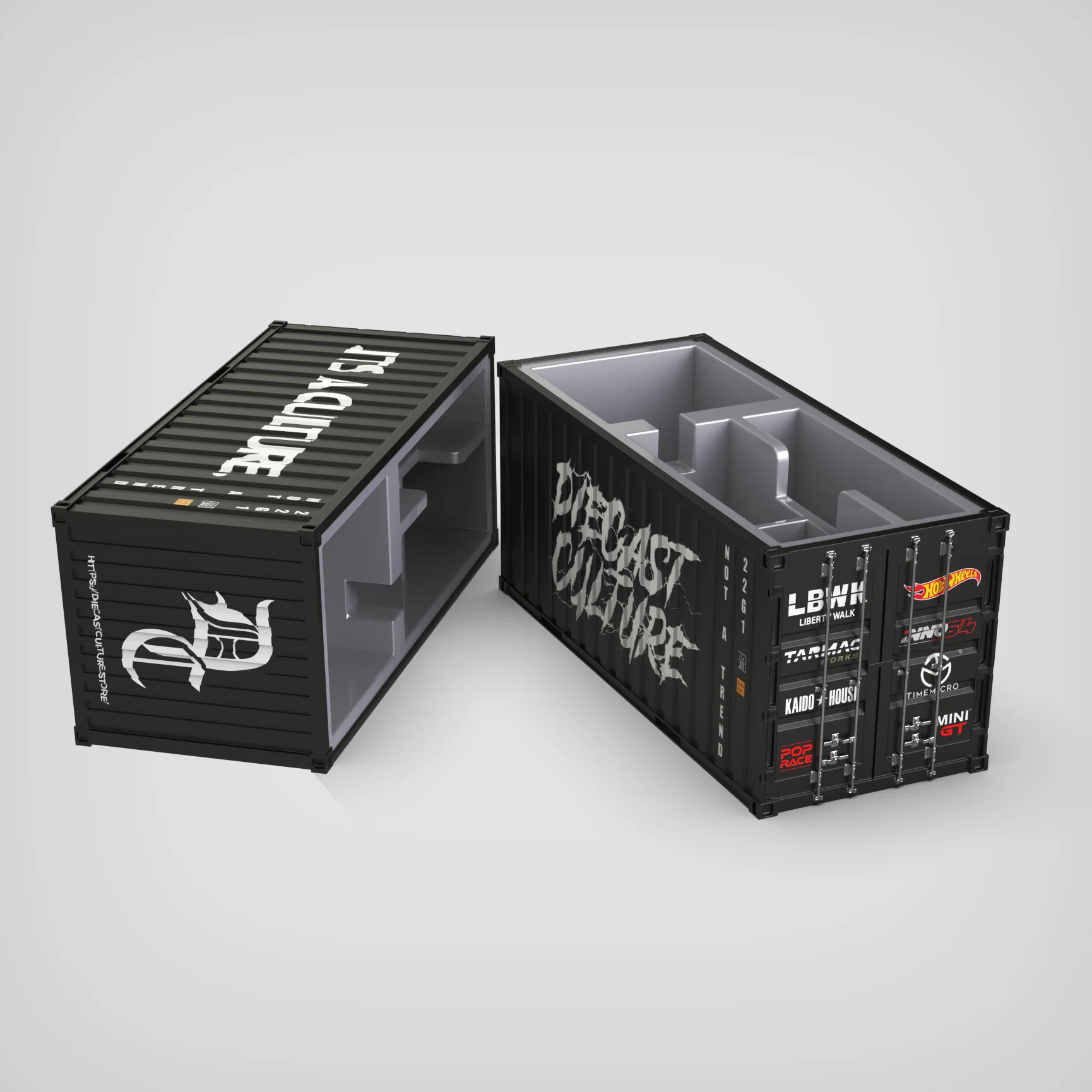Diecast Culture Pen Holder & Card slot *Shipping container Style* - Image 2