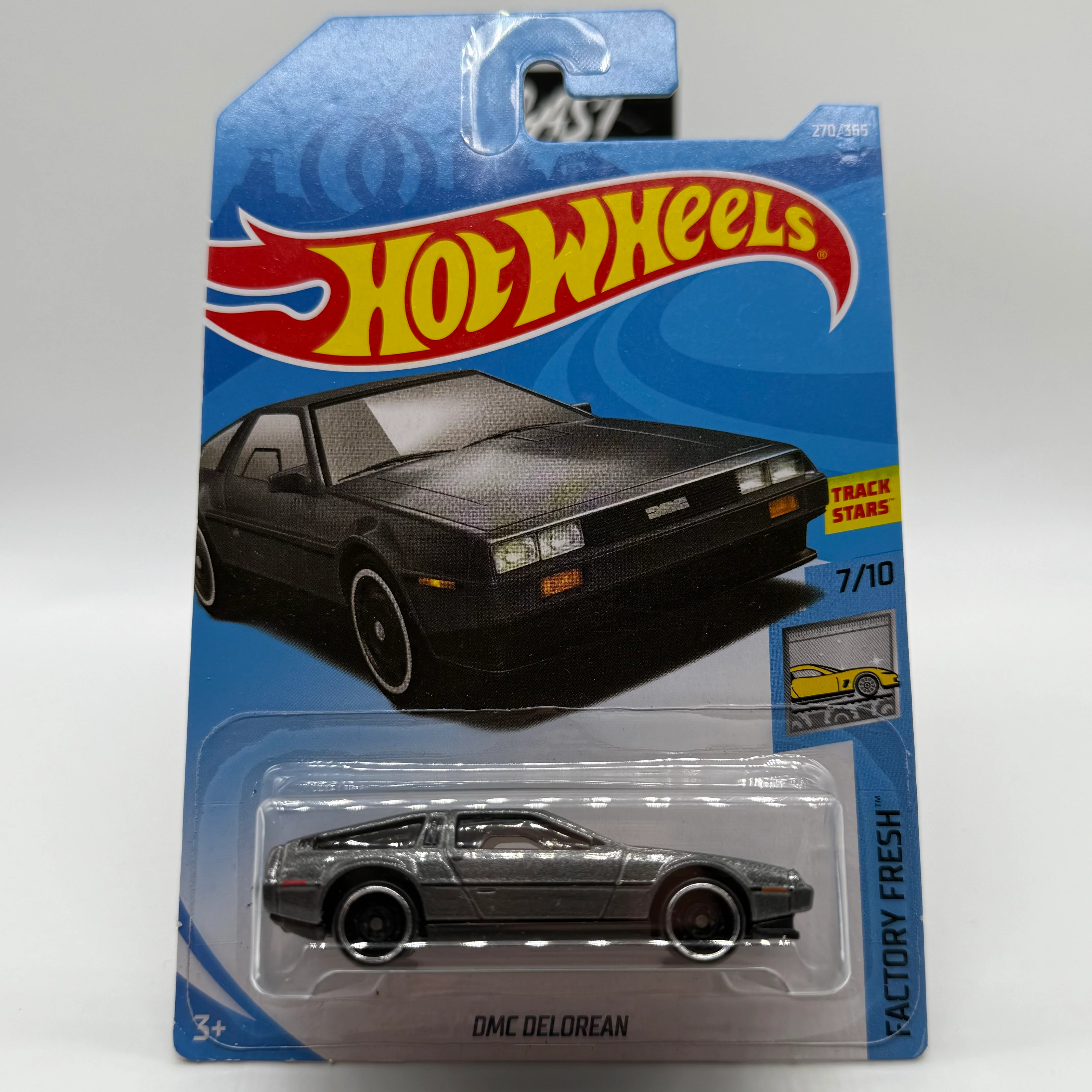 DMC Delorean - Factory Fresh 7/10 Hotwheels Mainline 270/365