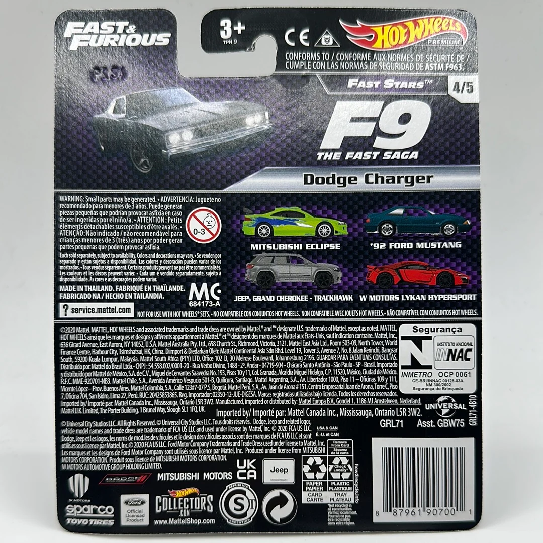 Dodge Charger Fast & Furious (Fast Stars) 4/5 Hotwheels Premium 1:64 - Image 2