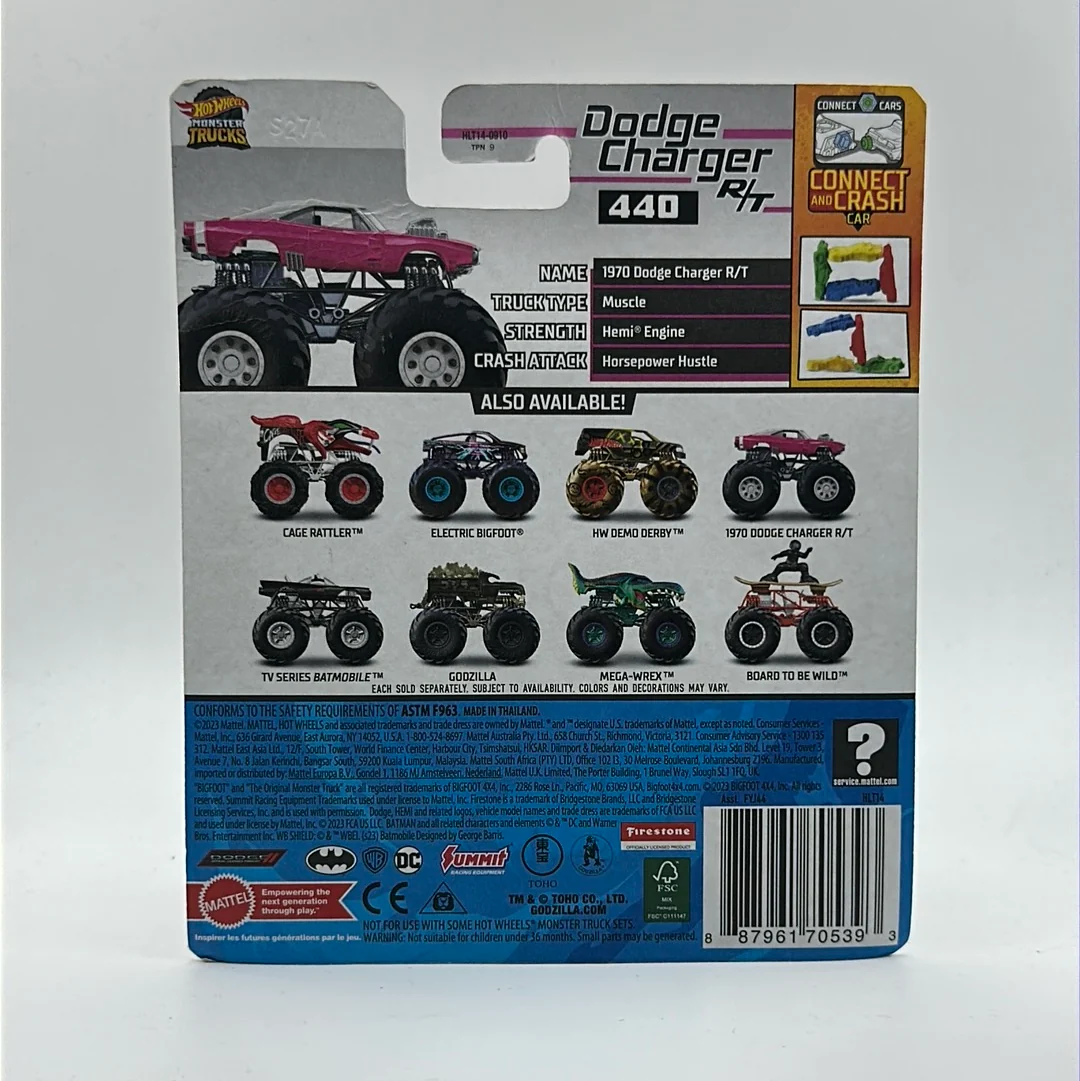 Dodge Charger R/T 440 Hotwheels Monster Trucks 2023 - Image 2